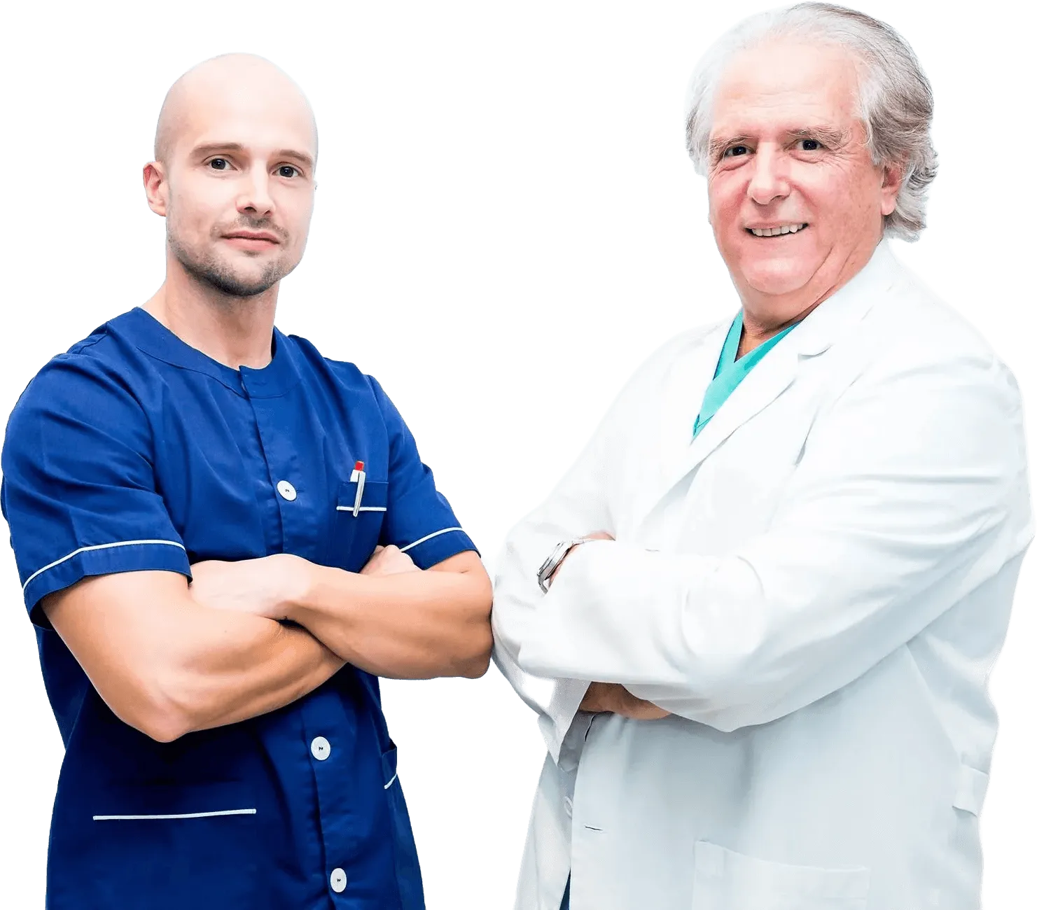 Dr. Gregorio Durán Arroyo y Dr. Luis Lucinio Durán Alarcón, podólogos de Podología Durán en Carabanchel